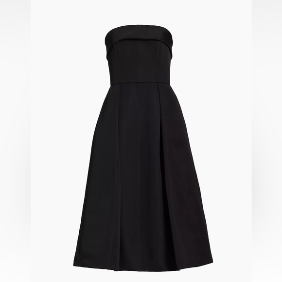 Amsale Faille Strapless Dress - Picture 4 of 5